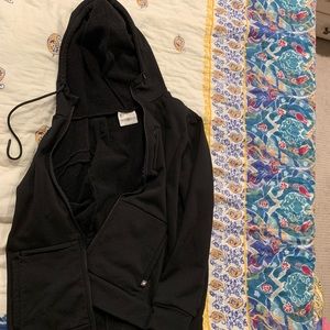Black FIGS jacket/hoodie